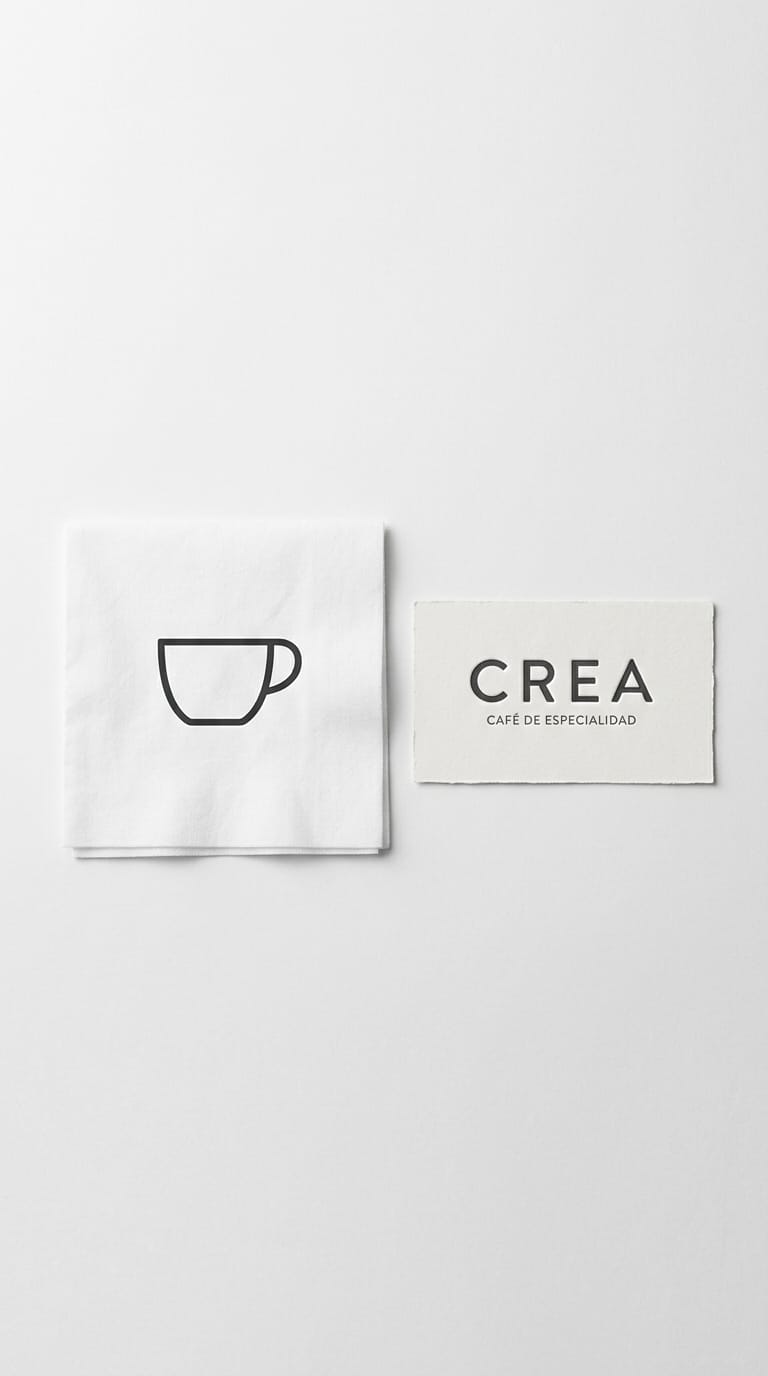 Crea — identidad de café