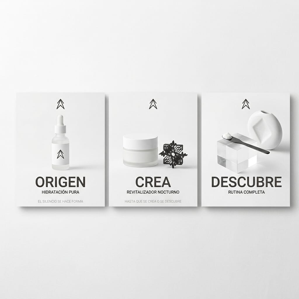Origen — campaña skincare